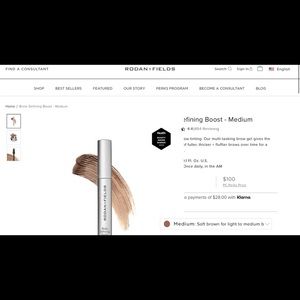 NEW-Rodan and Fields Brow Defining Boost-Medium